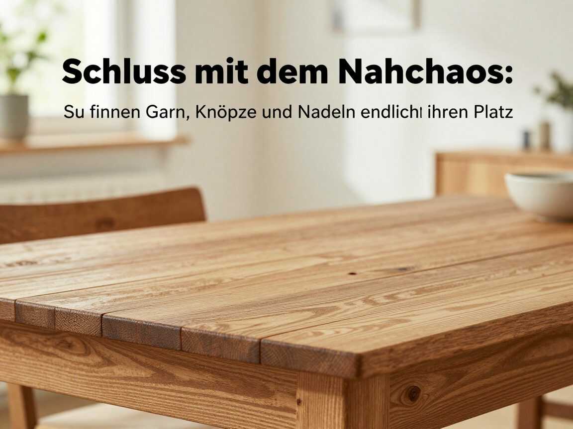 Schluss mit dem Nähchaos: So finden Garn, Knöpfe und Nadeln endlich ihren Platz