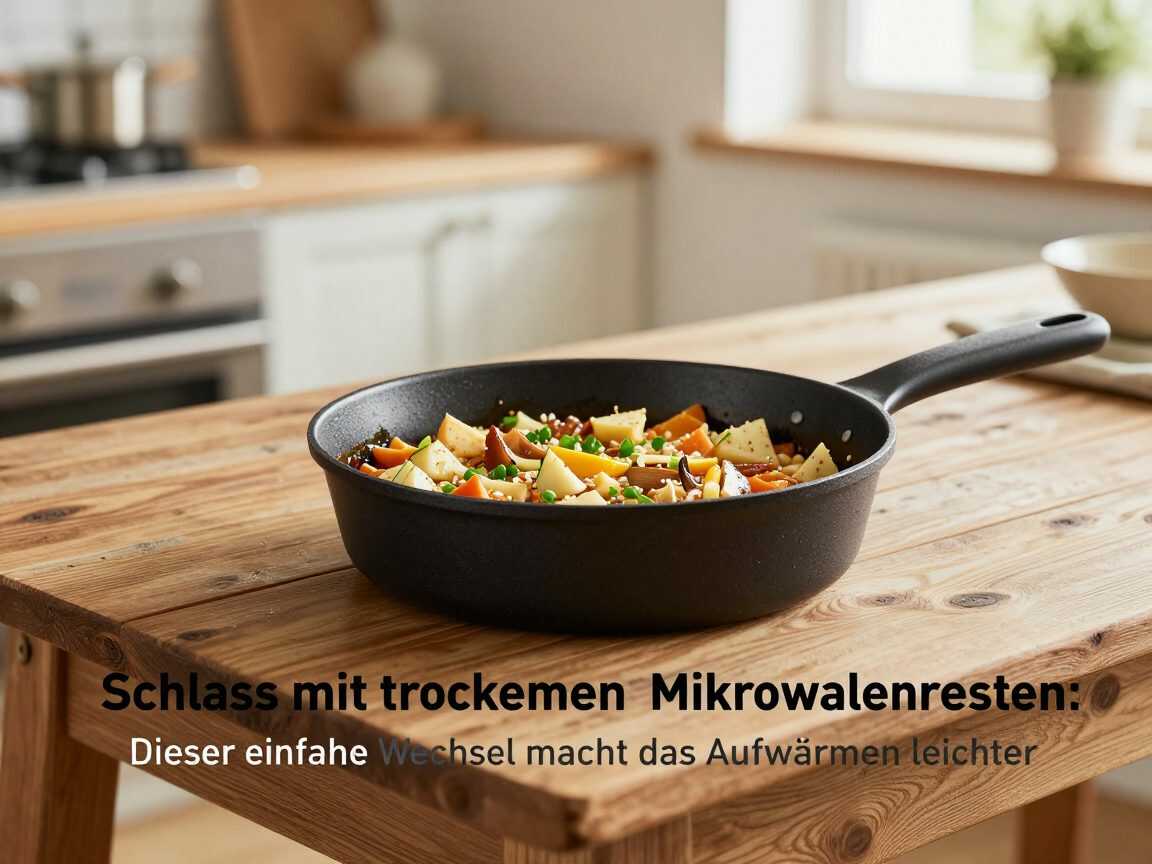 Schluss mit trockenen Mikrowellenresten: Dieser einfache Wechsel macht das Aufwärmen leichter