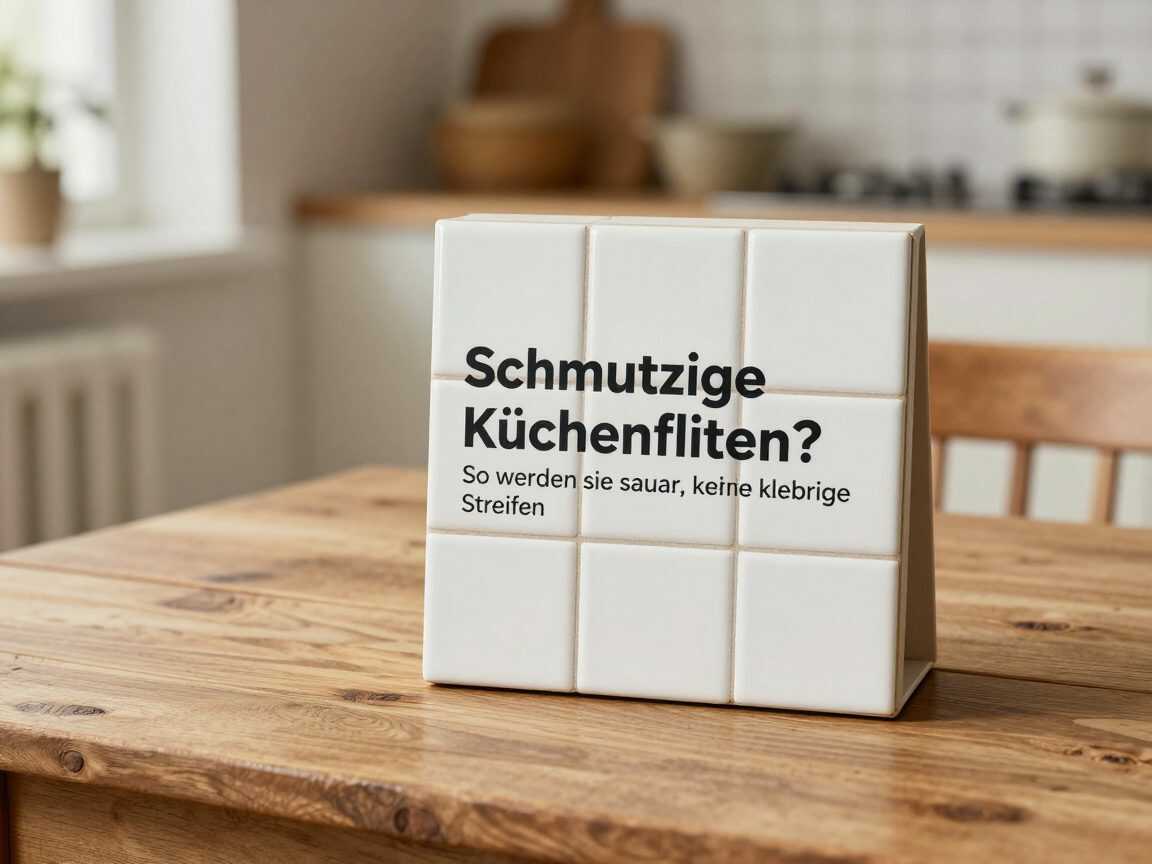 Schmutzige Küchenfliesen? So werden sie sauber, ohne klebrige Streifen