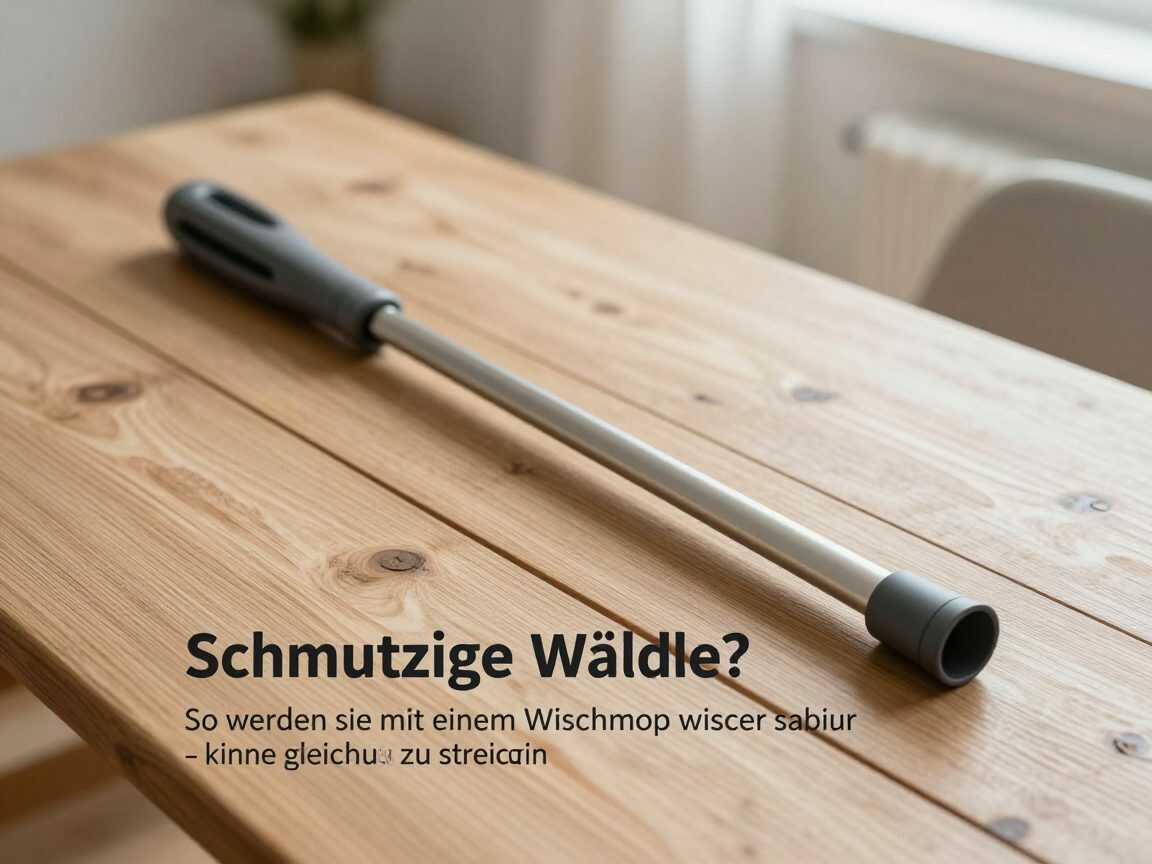 Schmutzige Wände? So werden sie mit einem Wischmopp wieder sauber – ohne gleich neu zu streichen