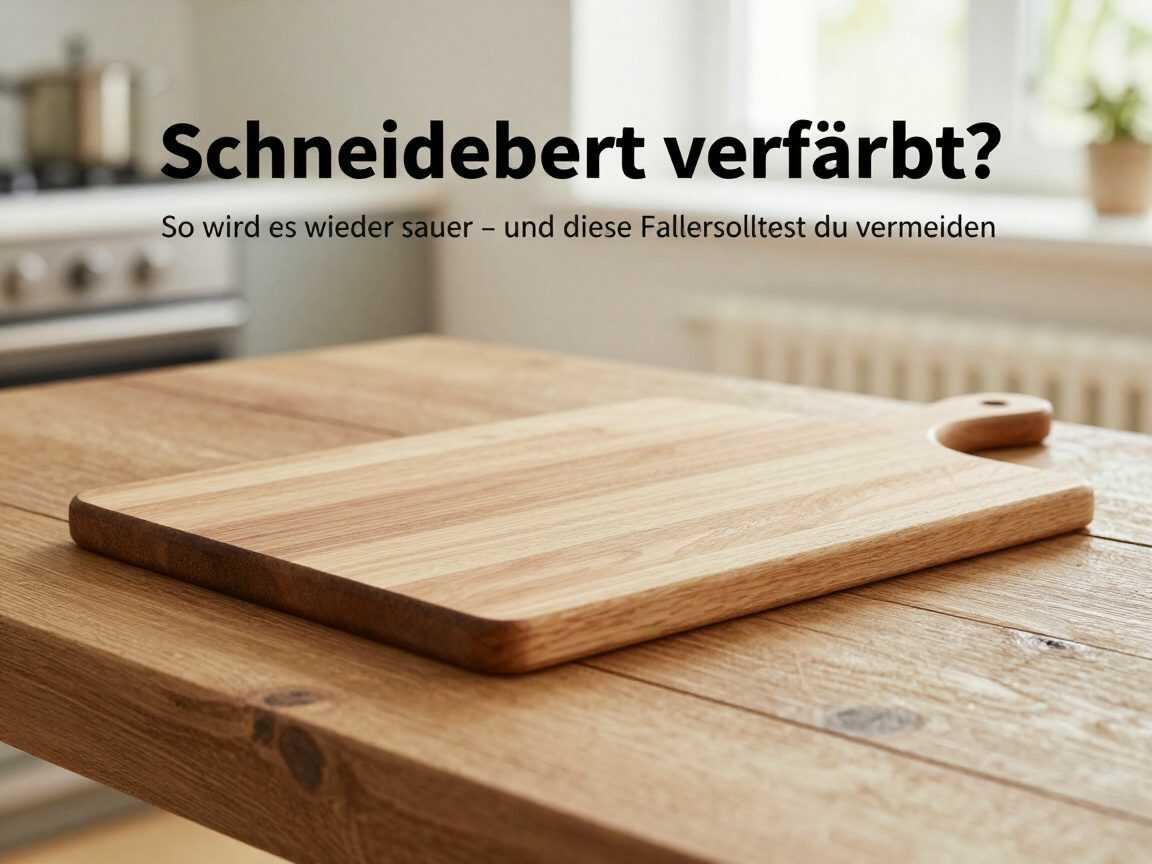 Schneidebrett verfärbt? So wird es wieder sauber – und diese Fehler solltest du vermeiden