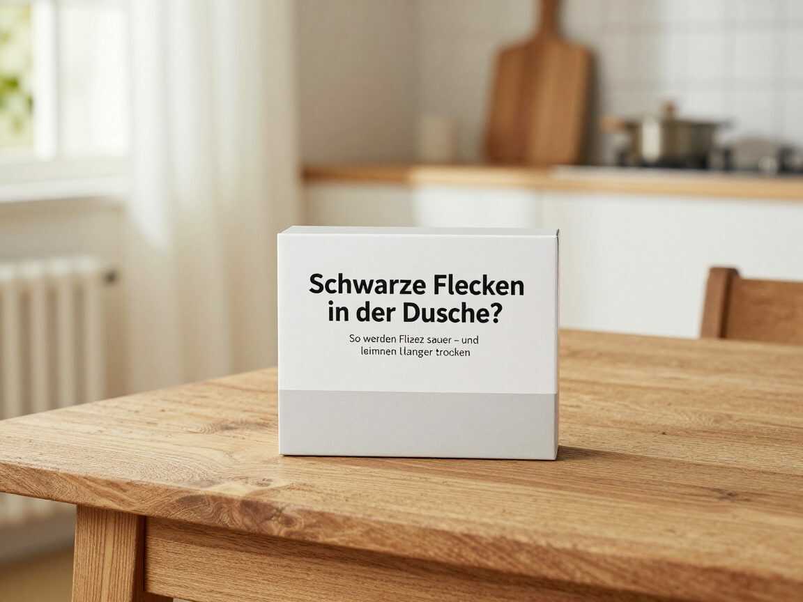 Schwarze Flecken in der Dusche? So werden Fliesen sauber – und bleiben länger trocken