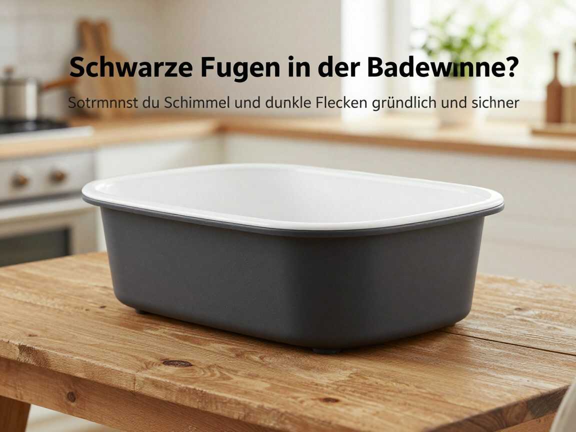Schwarze Fugen in der Badewanne? So entfernst du Schimmel und dunkle Flecken gründlich und sicher
