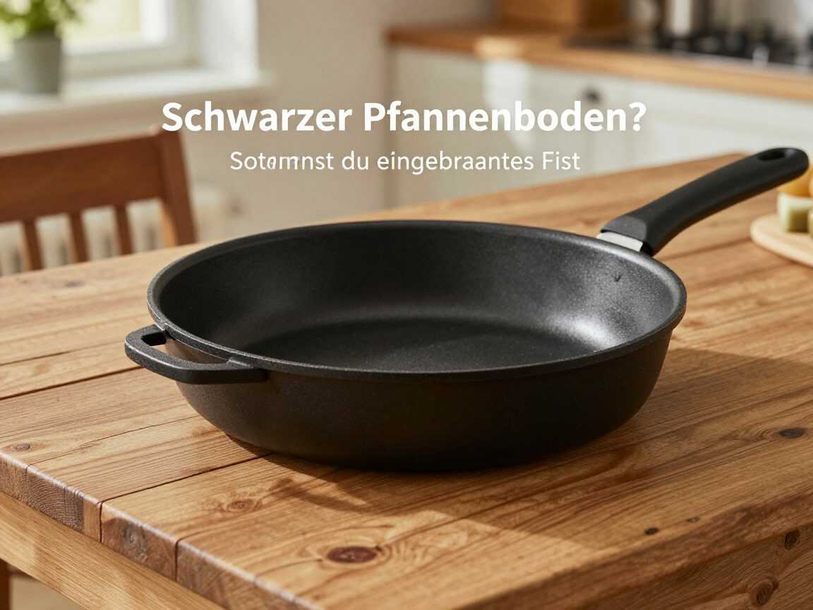 Schwarzer Pfannenboden? So entfernst du eingebranntes Fett mit einfachen Mitteln