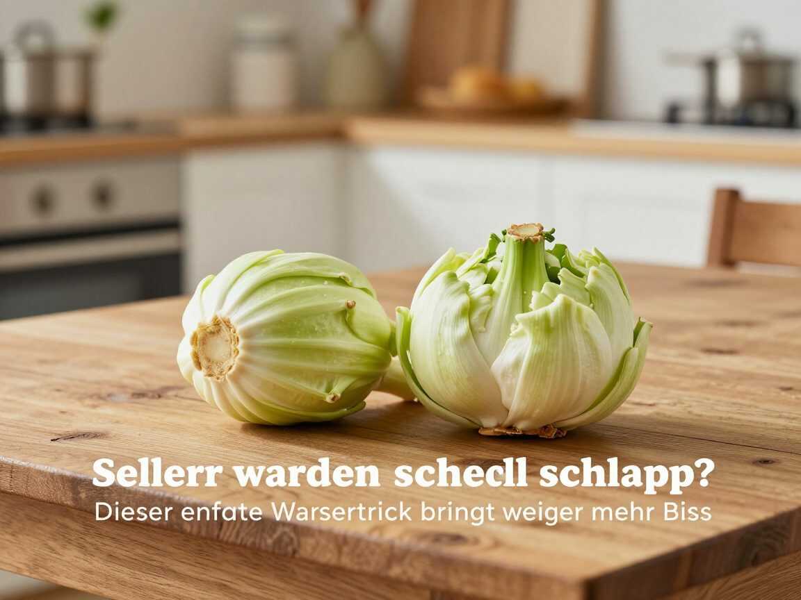 Sellerie wird schnell schlapp? Dieser einfache Wassertrick bringt wieder mehr Biss