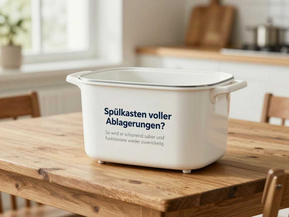 Spülkasten voller Ablagerungen? So wird er schonend sauber und funktioniert wieder zuverlässig