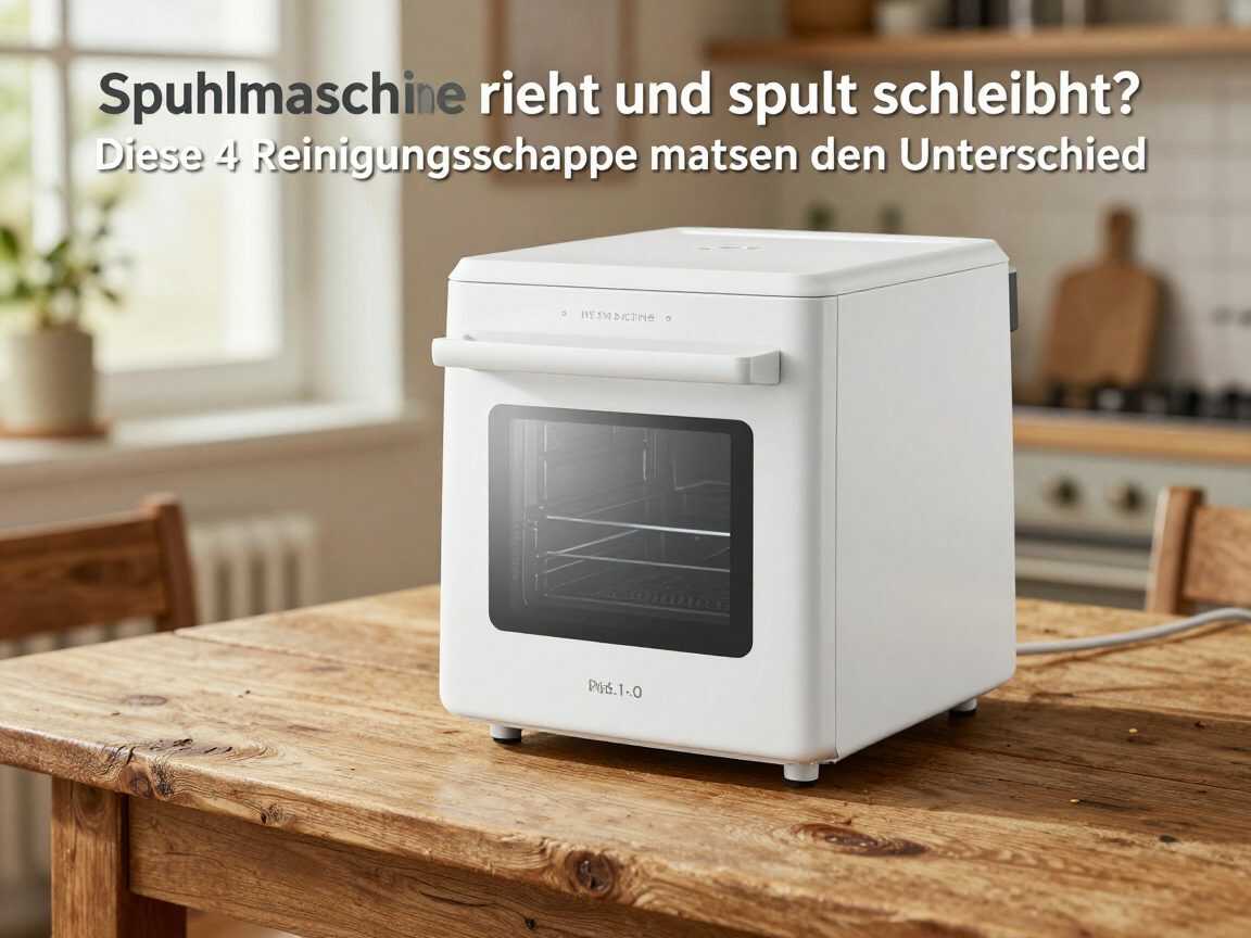 Spülmaschine riecht und spült schlecht? Diese 4 Reinigungsschritte machen den Unterschied
