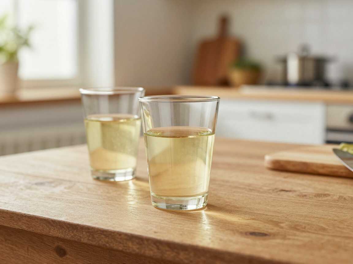 Trübe Gläser wieder klar bekommen: Der einfache Essig-Wasser-Trick