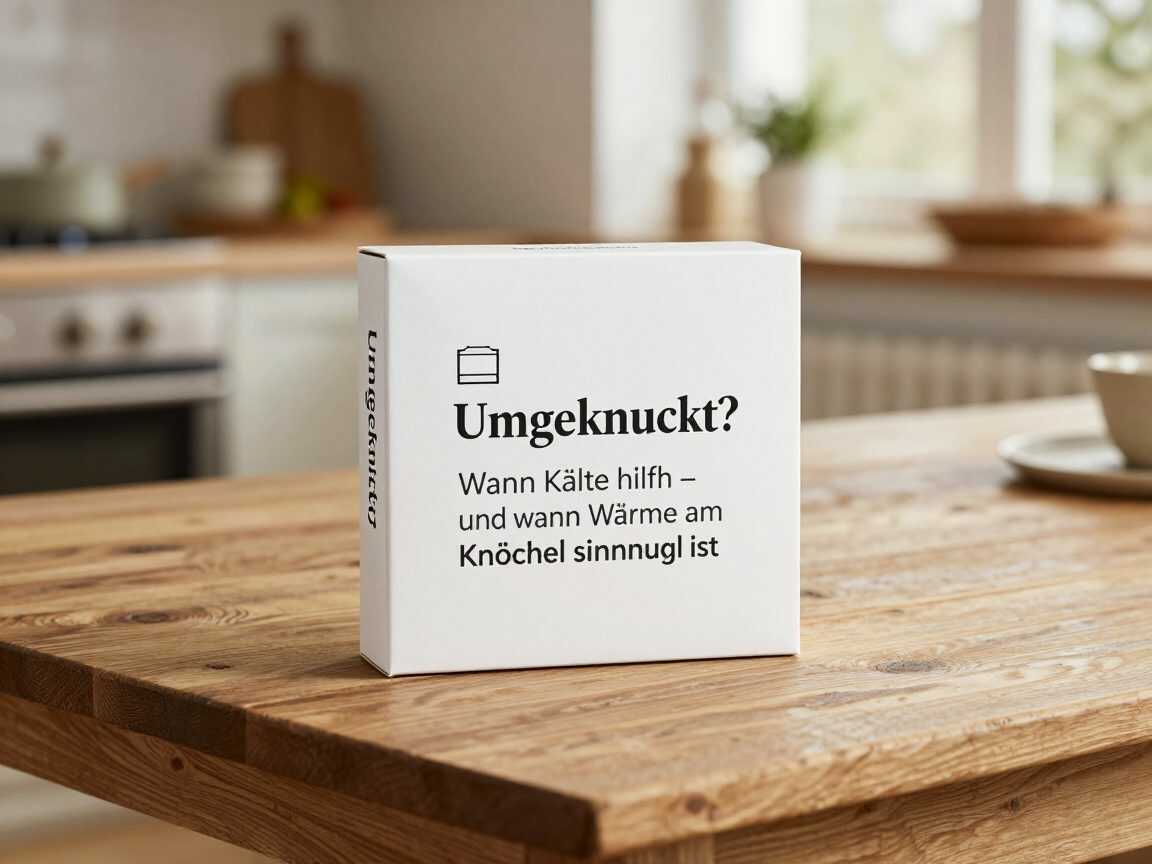 Umgeknickt? Wann Kälte hilft – und wann Wärme am Knöchel sinnvoll ist