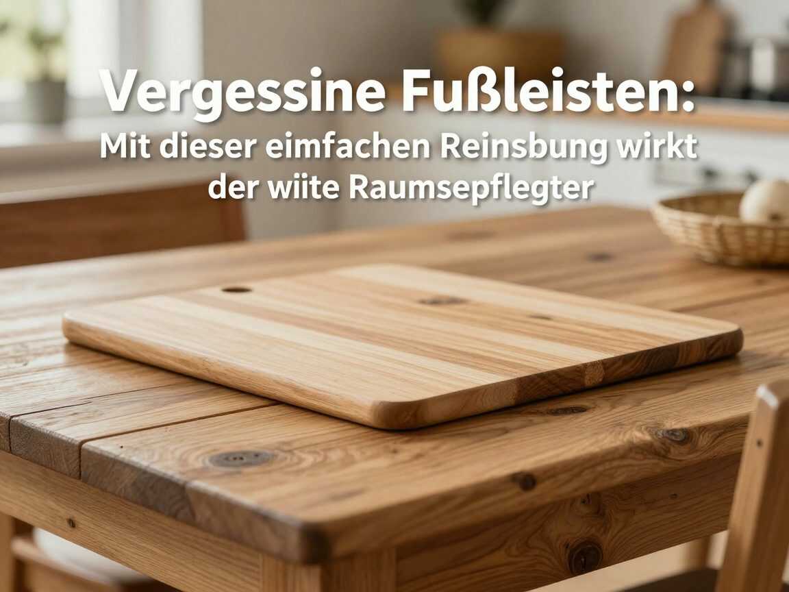 Vergessene Fußleisten: Mit dieser einfachen Reinigung wirkt der ganze Raum gepflegter