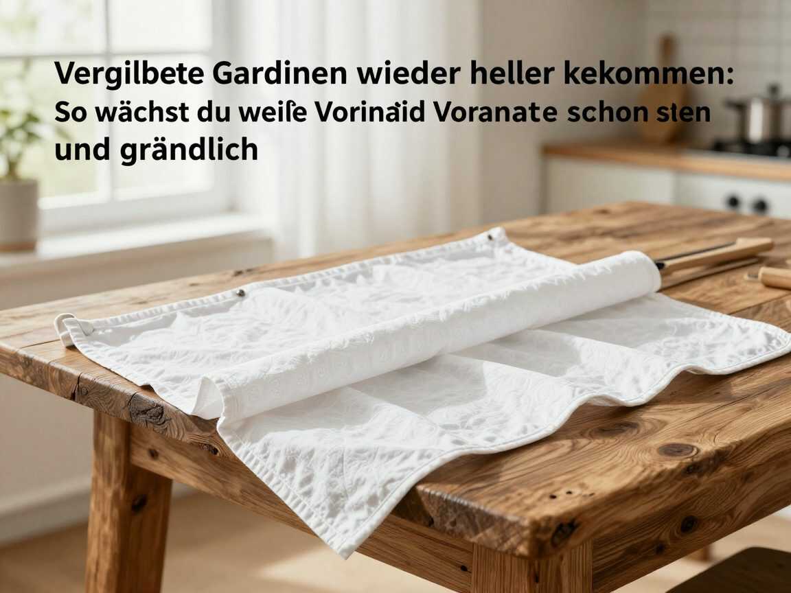 Vergilbte Gardinen wieder heller bekommen: So wäschst du weiße Vorhänge schonend und gründlich
