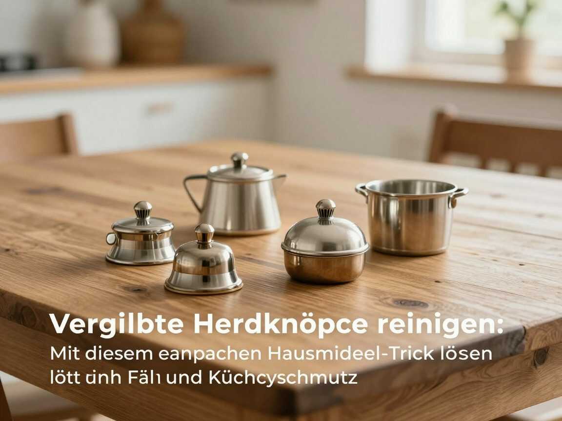 Vergilbte Herdknöpfe reinigen: Mit diesem einfachen Hausmittel-Trick lösen sich Fett und Küchenschmutz
