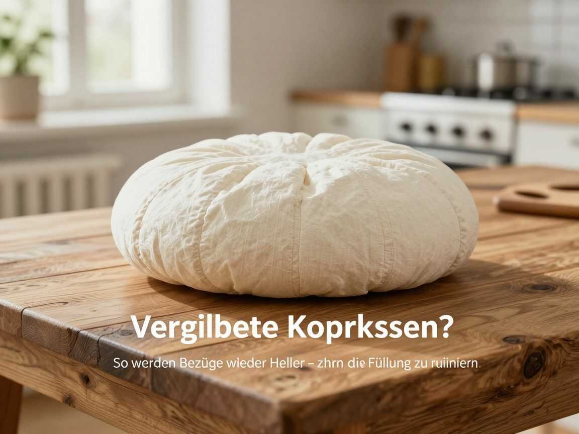 Vergilbte Kopfkissen? So werden Bezüge wieder heller – ohne die Füllung zu ruinieren