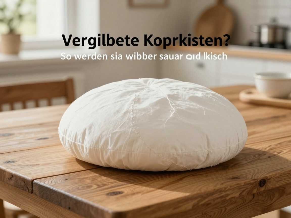 Vergilbte Kopfkissen? So werden sie wieder sauber und frisch – ohne aggressive Hausmittel