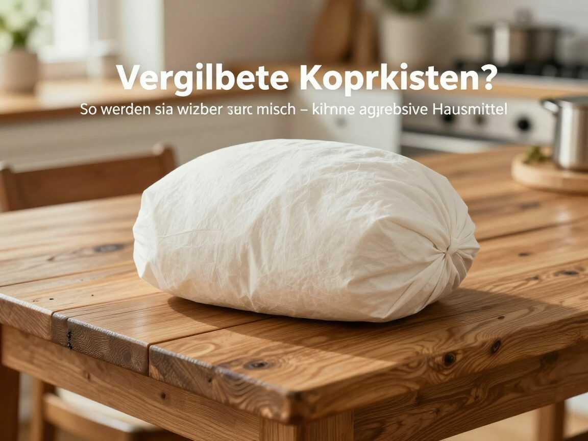Vergilbte Kopfkissen? So werden sie wieder sauber und frisch – ohne aggressive Hausmittel