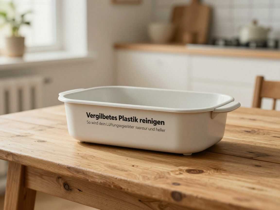 Vergilbtes Plastik reinigen: So wird dein Lüftungsgitter wieder sauber und heller