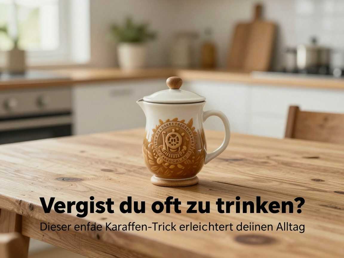 Vergisst du oft zu trinken? Dieser einfache Karaffen-Trick erleichtert deinen Alltag