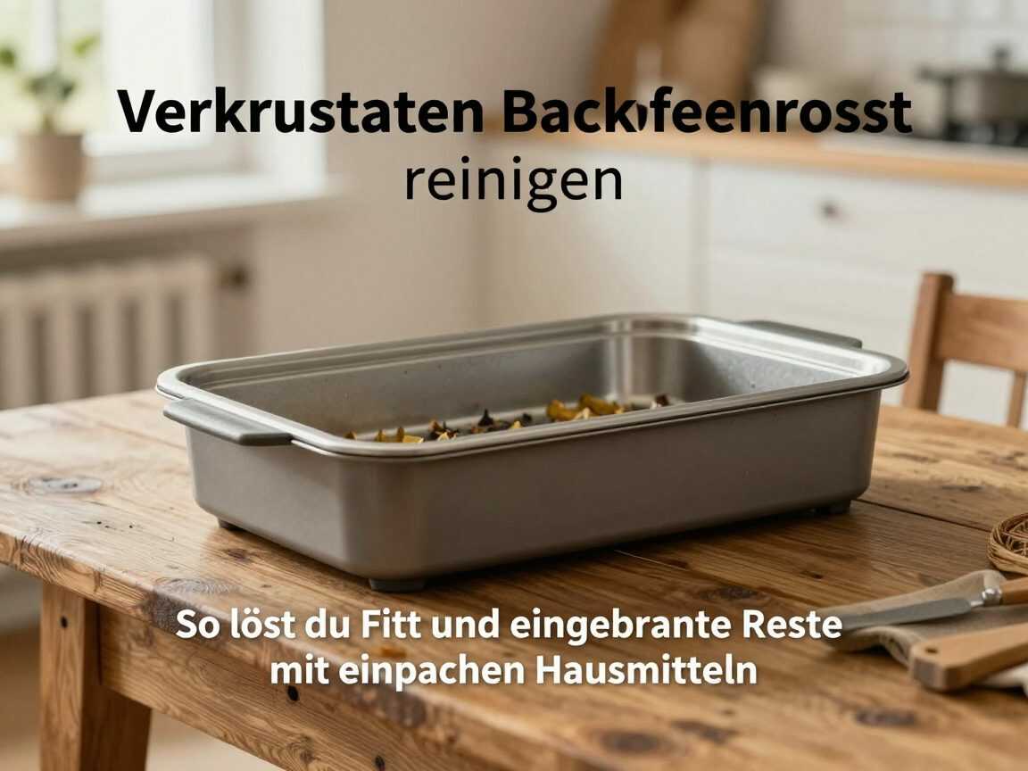 Verkrusteten Backofenrost reinigen: So löst du Fett und eingebrannte Reste mit einfachen Hausmitteln