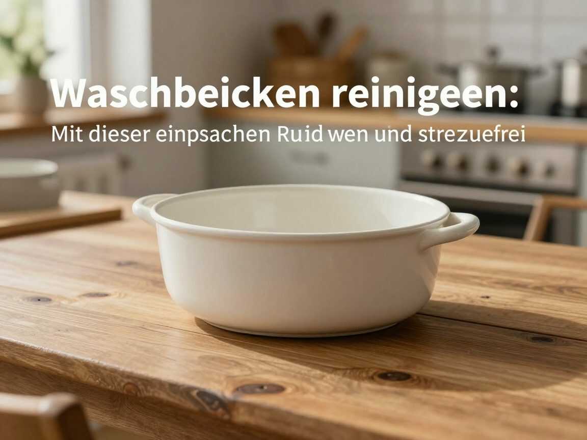 Waschbecken reinigen: Mit dieser einfachen Routine wird es sauber und streifenfrei