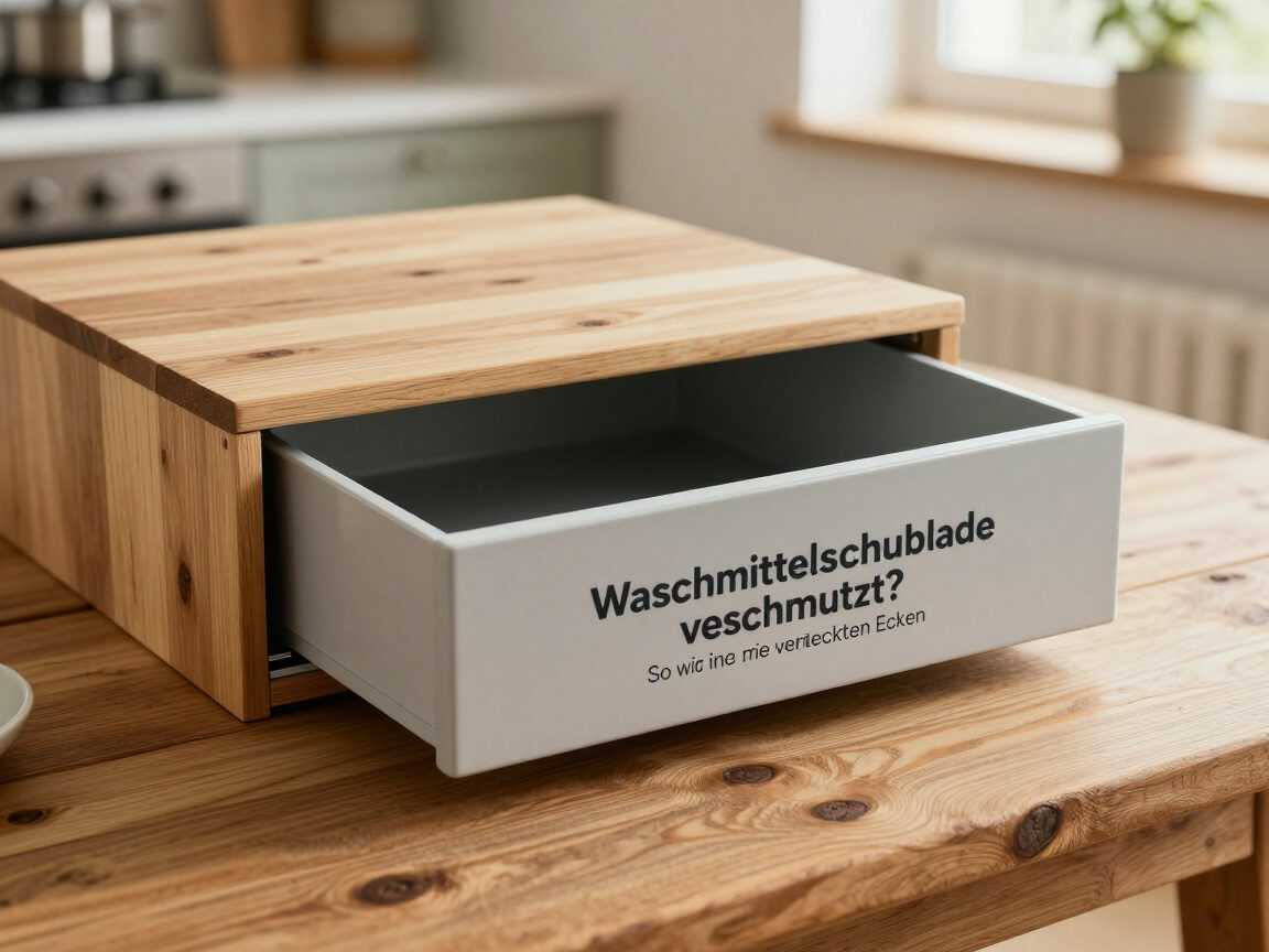 Waschmittelschublade verschmutzt? So wird sie wieder sauber – bis in die versteckten Ecken