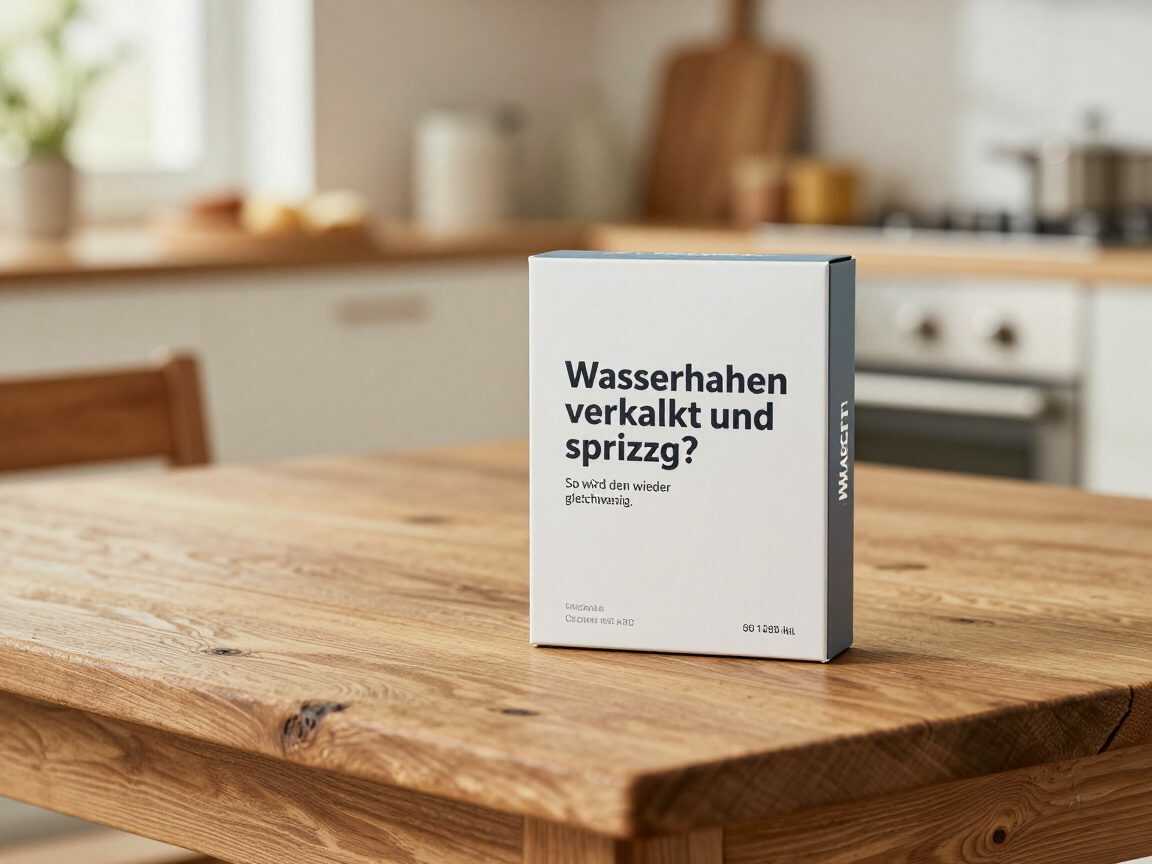 Wasserhahn verkalkt und spritzt? So wird der Strahl wieder gleichmäßig