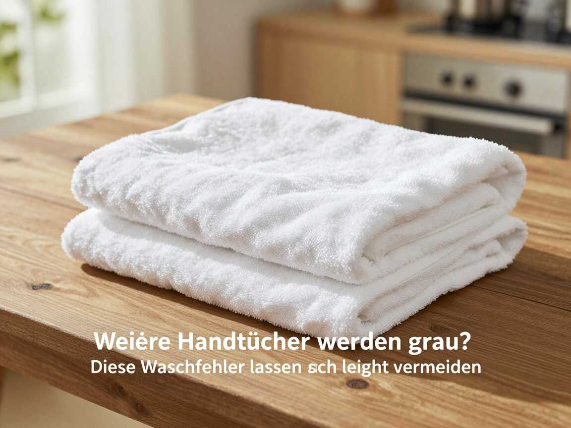 Weiße Handtücher werden grau? Diese Waschfehler lassen sich leicht vermeiden