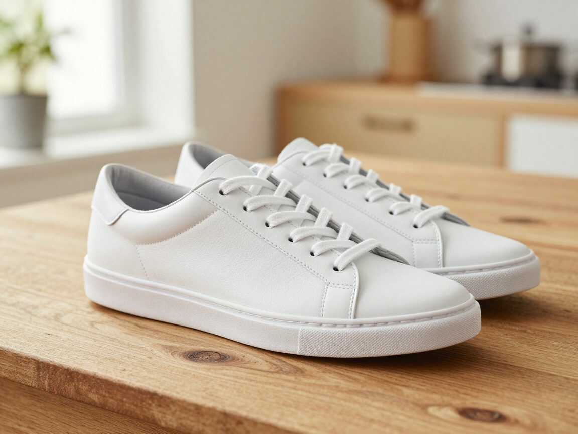 Weiße Sneaker-Sohlen reinigen: Mit dieser einfachen Paste lösen sich graue Spuren