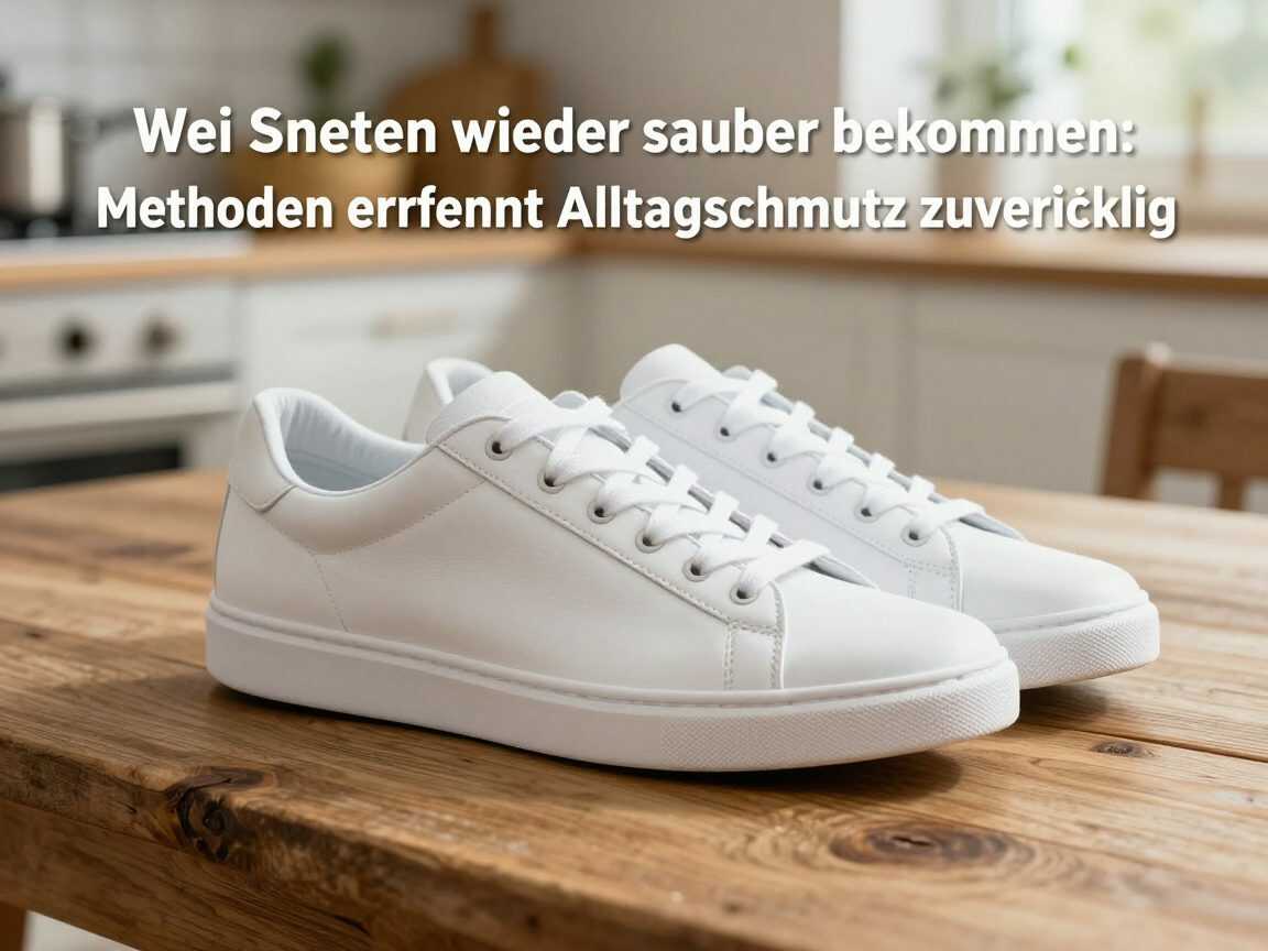 Weiße Sneaker wieder sauber bekommen: Diese schonende Methode entfernt Alltagsschmutz zuverlässig