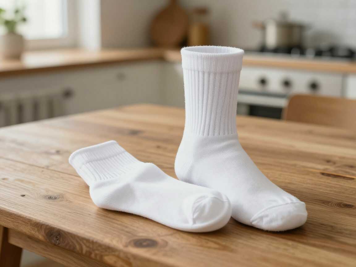 Weiße Socken wieder sauber: So löst du dunkle Sohlenflecken, ohne die Fasern zu ruinieren