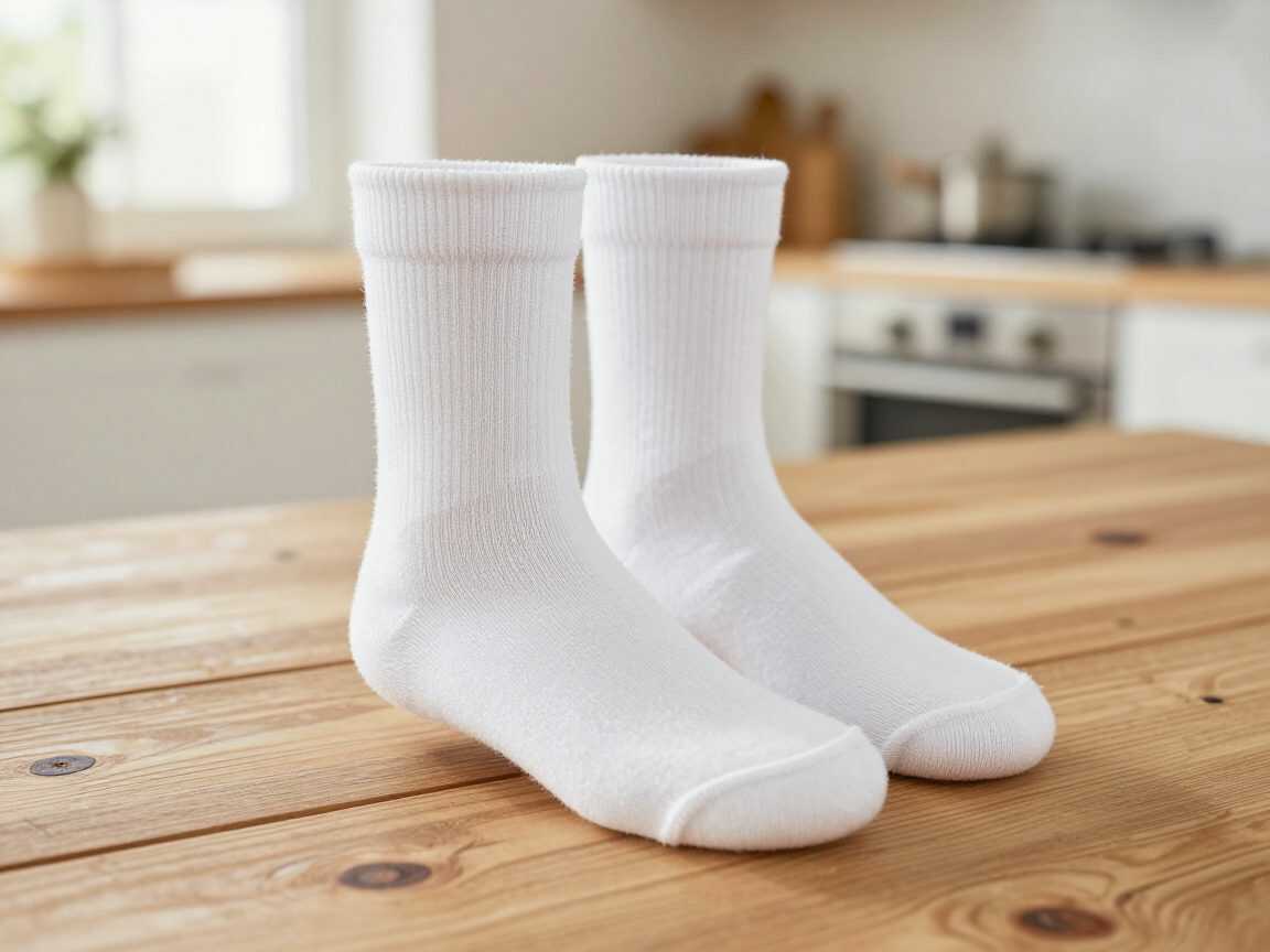 Weiße Socken wieder sauber: So wirst du graue Sohlen und hartnäckige Flecken los