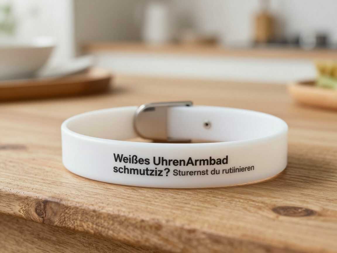 Weißes Uhrenarmband schmutzig? So entfernst du Ablagerungen, ohne das Material zu ruinieren