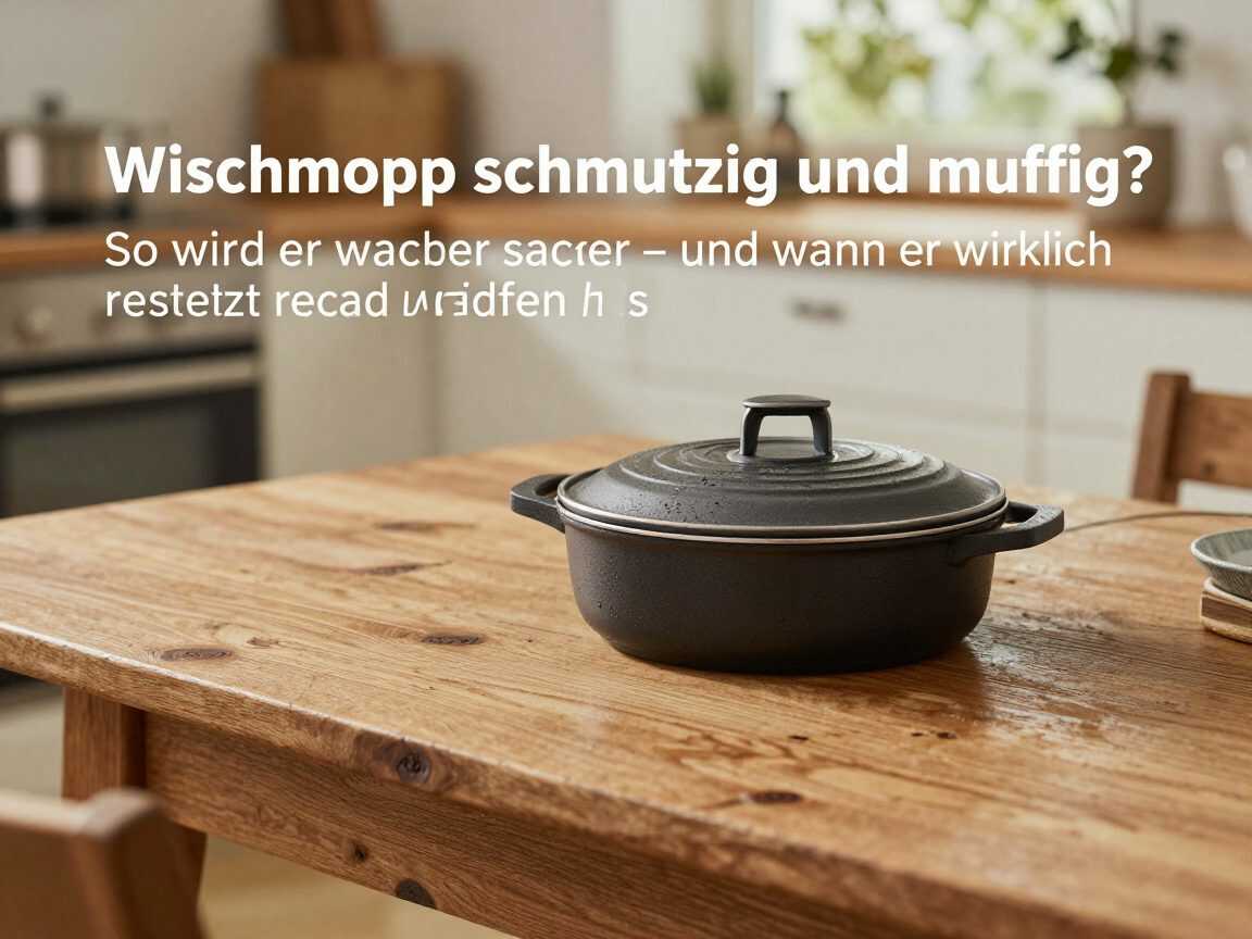 Wischmopp schmutzig und muffig? So wird er wieder sauber – und wann er wirklich ersetzt werden muss