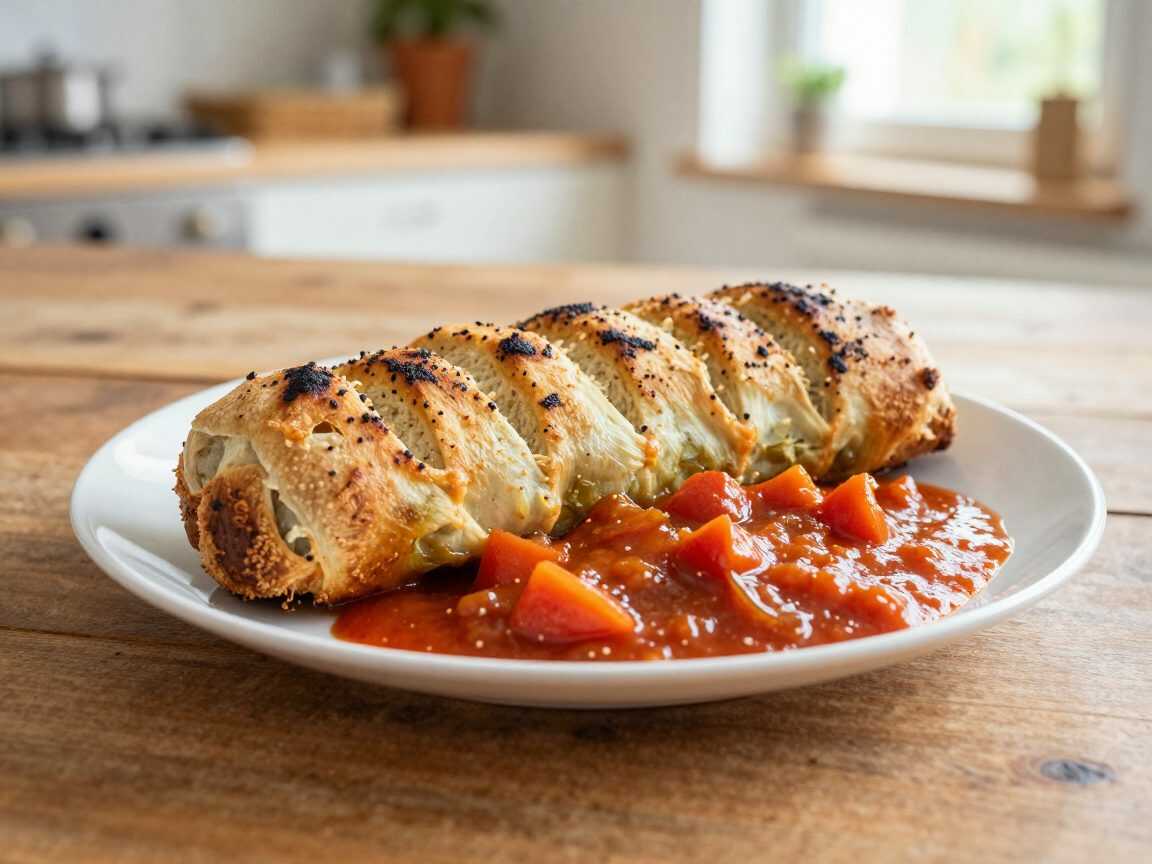 Zarte Wirsingrouladen mit saftiger Hackfüllung – geschmort in aromatischer Tomatensauce