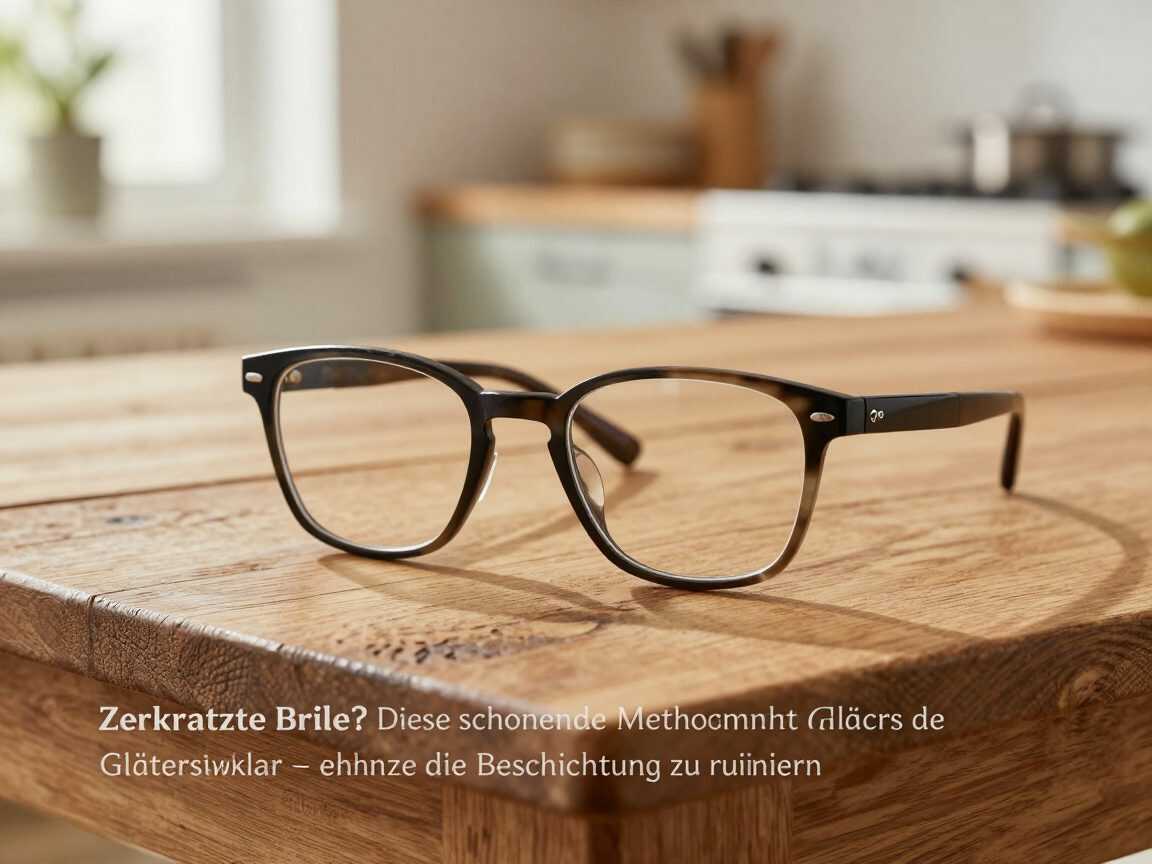 Zerkratzte Brille? Diese schonende Methode macht Gläser wieder klar – ohne die Beschichtung zu ruinieren