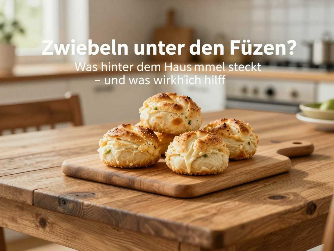 Zwiebeln unter den Füßen? Was hinter dem Hausmittel steckt – und was wirklich hilft